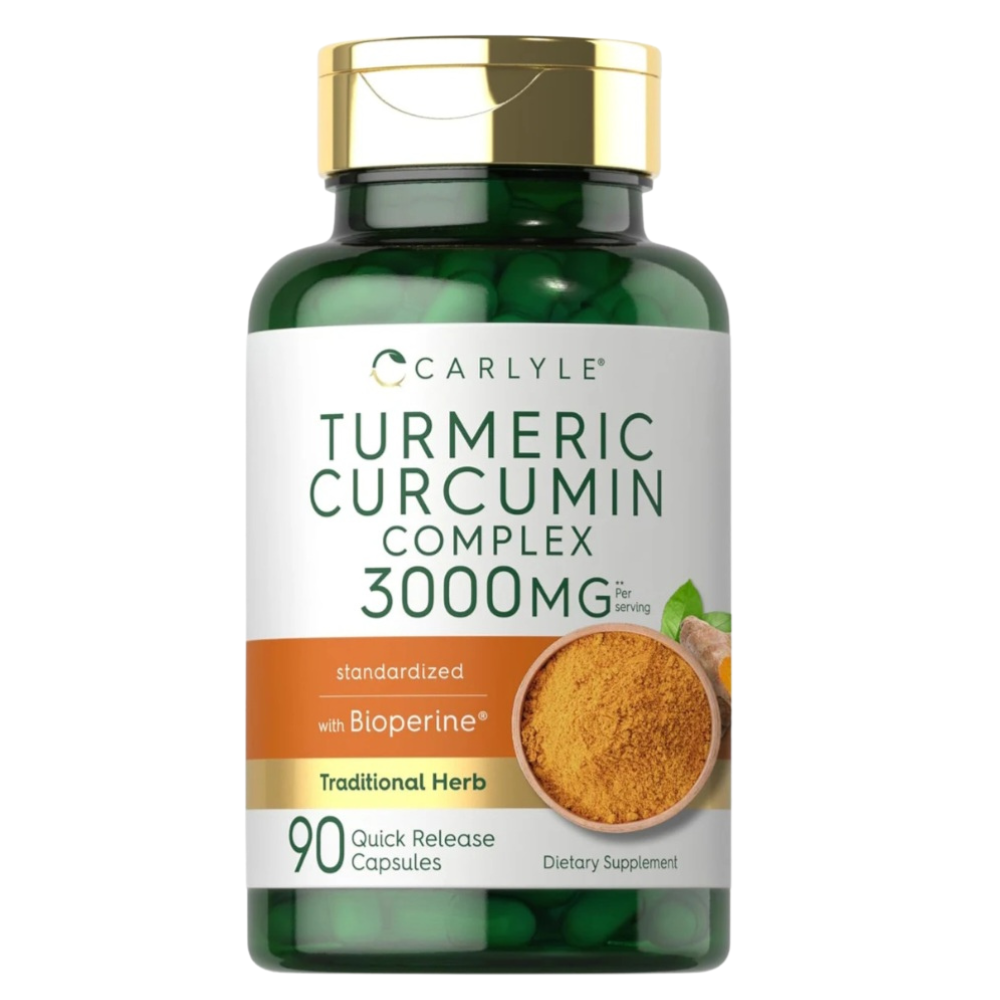 Cúrcuma-Turmeric. 3.000 mg. 90 cápsulas