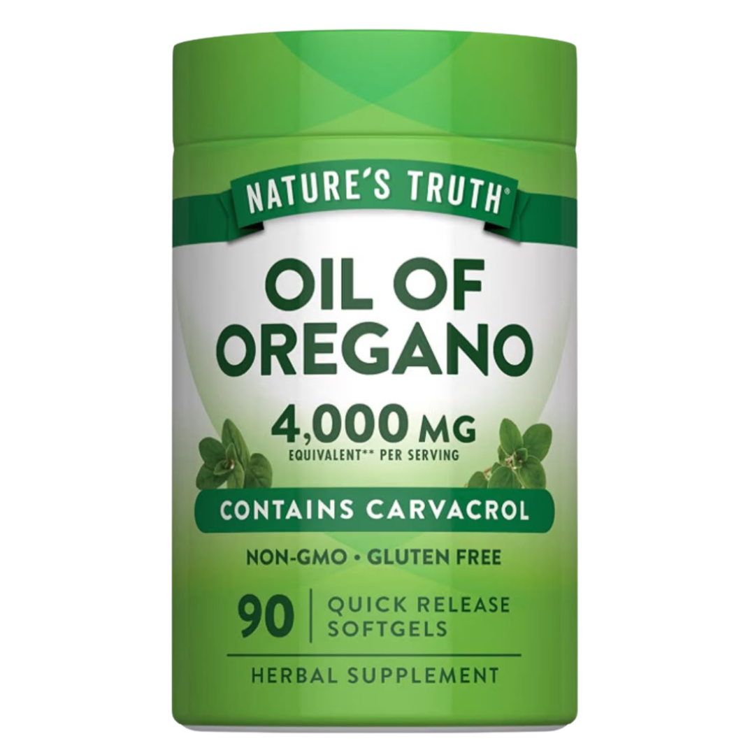 Aceite de Oregano. 90 cápsulas. 3.000 mg. Nature's Truth.