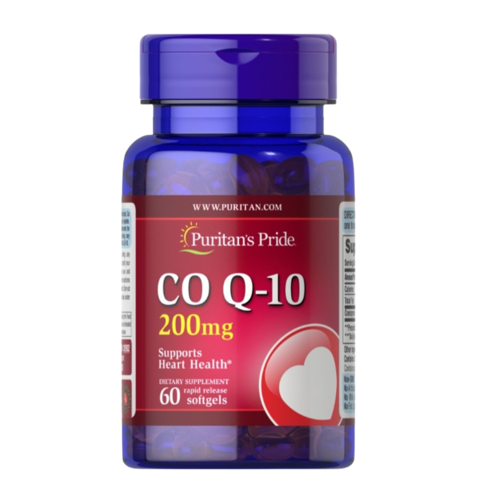 Coenzima Q10. 200 mg. 60 cápsulas. Puritan’s pride