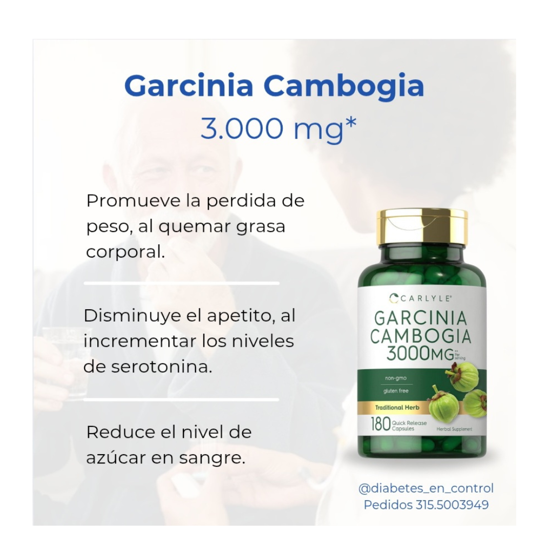 Garcinia cambogia. 3,000 mg*. 180 cápsulas. - Imagen 3