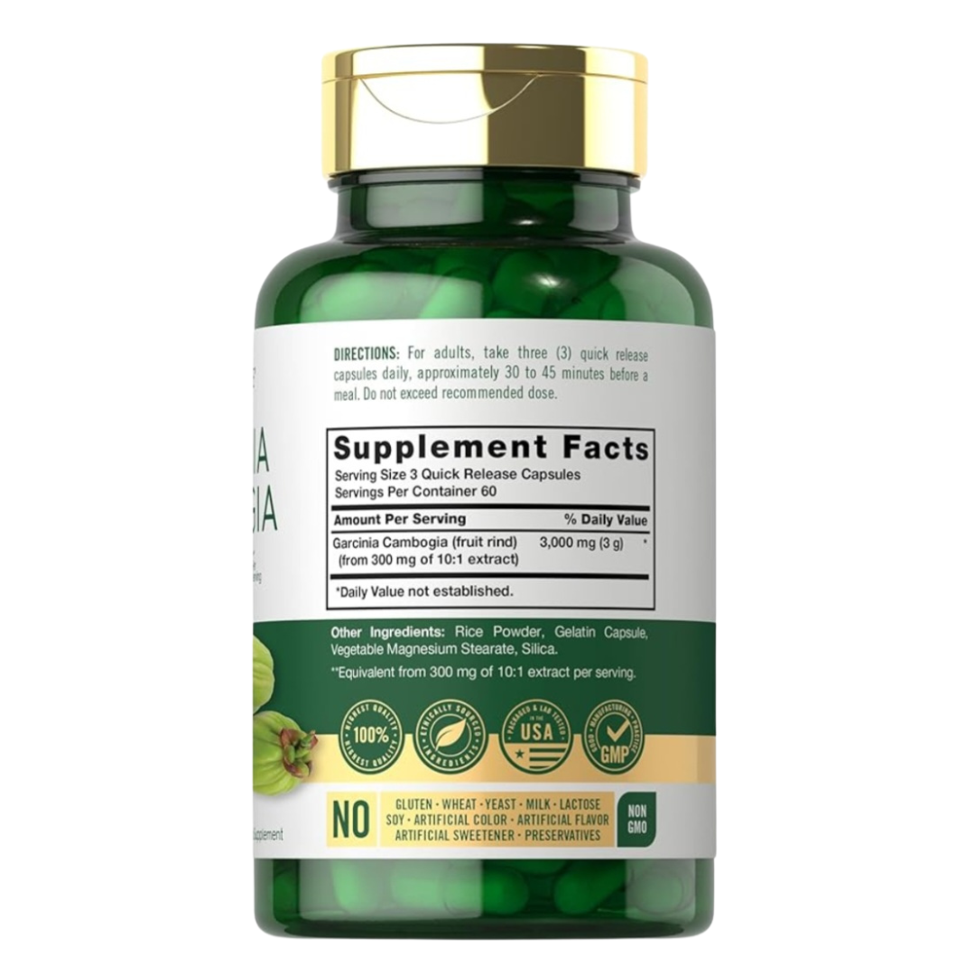 Garcinia cambogia. 3,000 mg*. 180 cápsulas. - Imagen 2