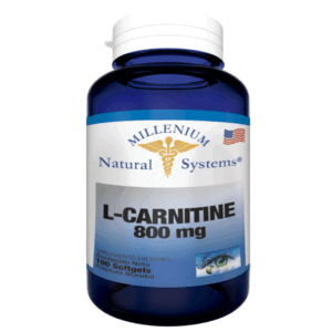 L-Carnitina. 800 mg. 100 cápsulas blandas. Natural Systems