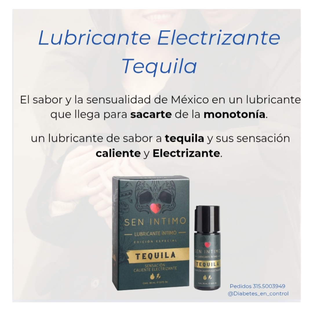 Lubricante Electrizante Tequila. 30 ml. Sen Intimo. - Imagen 3