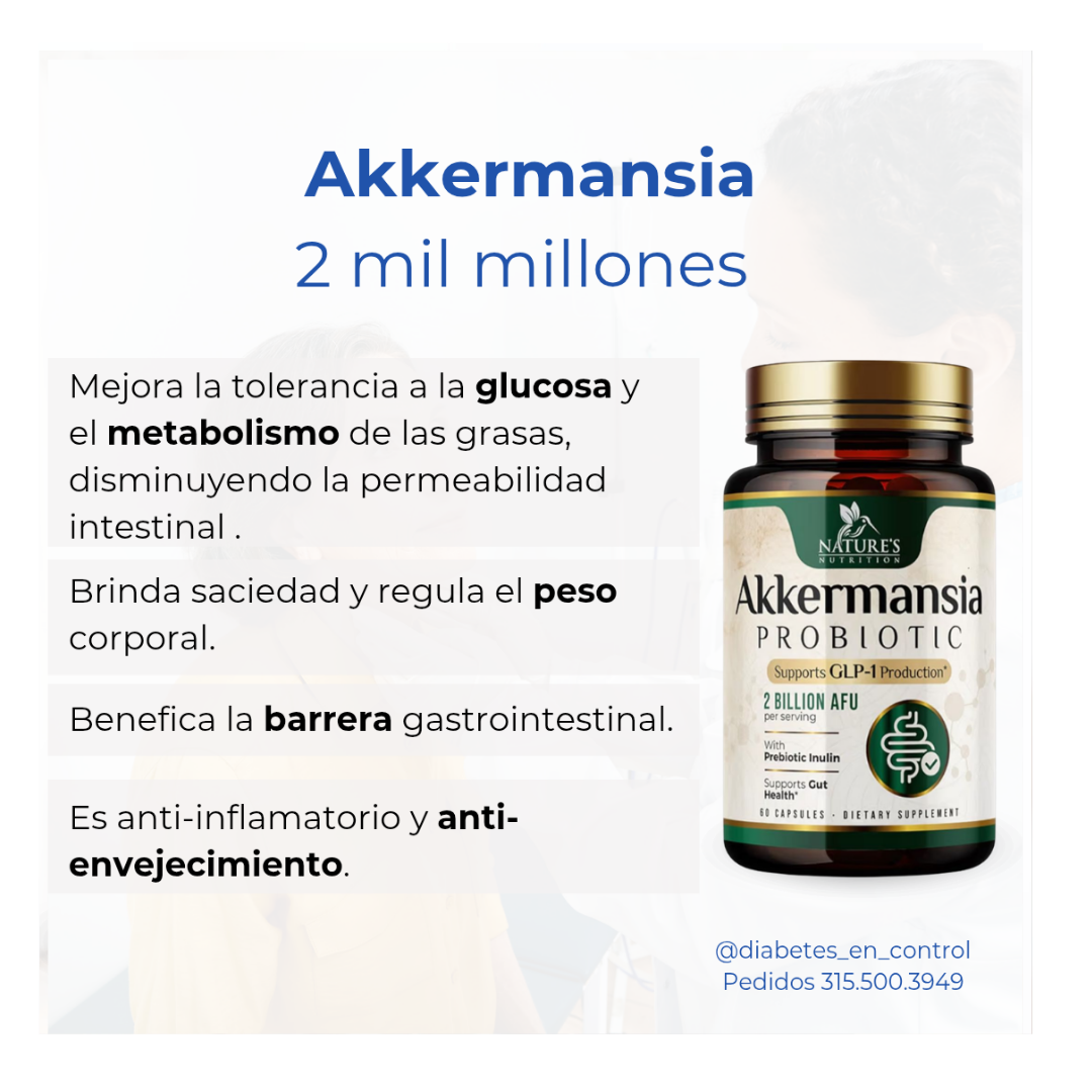 Akkermansia Muciniphila. 2 mil millones. 60 cápsulas. Nature's Nutrition. - Imagen 3