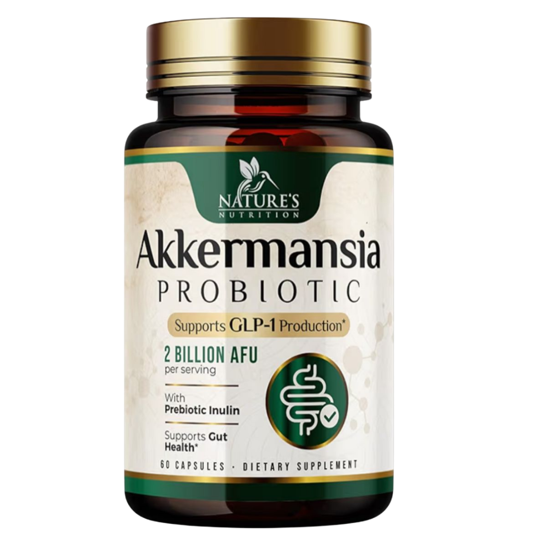 Akkermansia Muciniphila. 2 mil millones. 60 cápsulas. Nature's Nutrition.