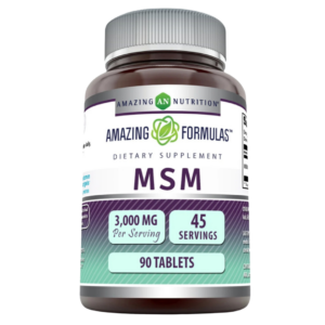 MSM. 3.000 mg. 90 cápsulas. Amazing Nutrition