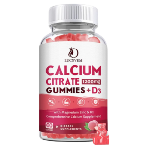 Citrato de Calcio con Vitamina D3 + K2. 60 gomas. LucnVem