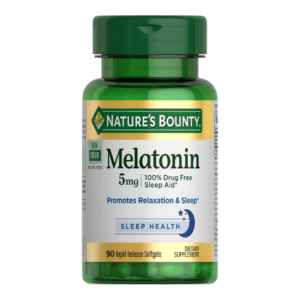 Melatonina 5 mg. 90 cápsulas blandas. Nature's Bounty