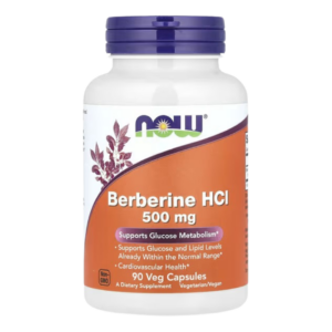 Berberina 500 mg. 90 cápsulas. Now